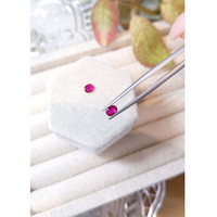 0.75&nbsp;Ct.Tw.Total Carat Weight Ruby Pair from Mozambique Life Style