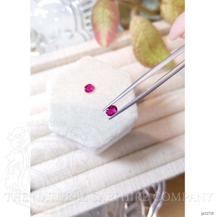 0.75 Ct.Tw. Ruby Pair from Mozambique