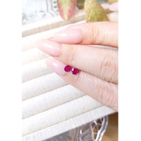 0.75&nbsp;Ct.Tw.Total Carat Weight Ruby Pair from Mozambique Life Style