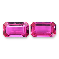 0.54&nbsp;Ct.Tw.Total Carat Weight Ruby Pair from Mozambique Video