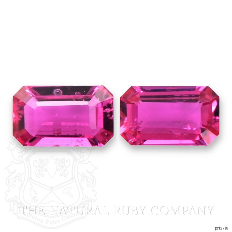 0.54 Ct.Tw. Ruby Pair from Mozambique