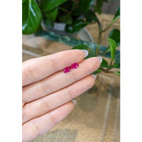 1.01 Ct.Tw.Total Carat Weight Ruby Pair from Mozambique Life Style