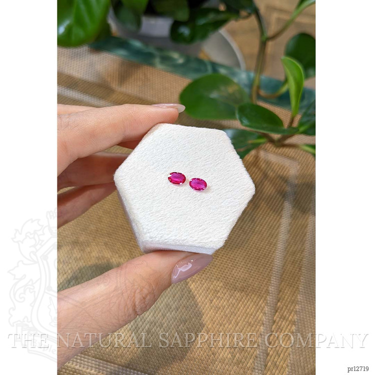 1.01 Ct.Tw. Ruby Pair from Mozambique