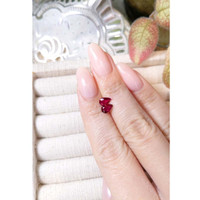 1.16 Ct.Tw.Total Carat Weight Ruby Pair from Mozambique Life Style