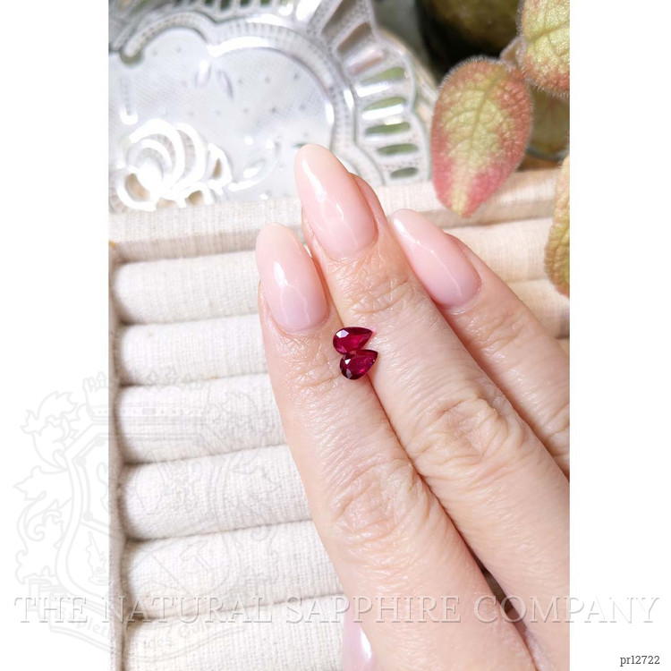 1.16 Ct.Tw. Ruby Pair from Mozambique