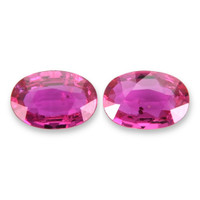 0.89&nbsp;Ct.Tw.Total Carat Weight Ruby Pair from Mozambique Video