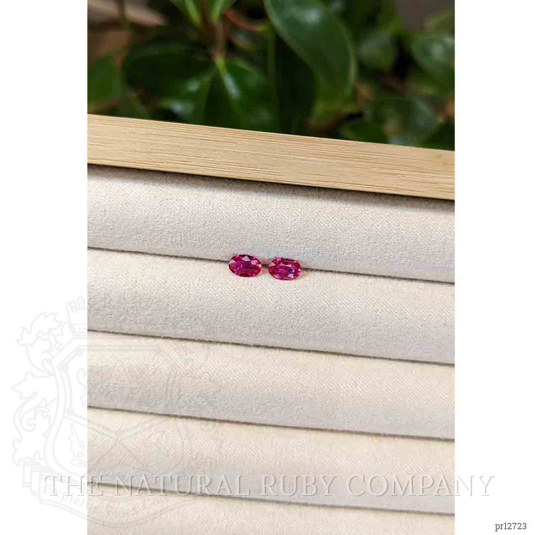 0.89 Ct.Tw. Ruby Pair from Mozambique