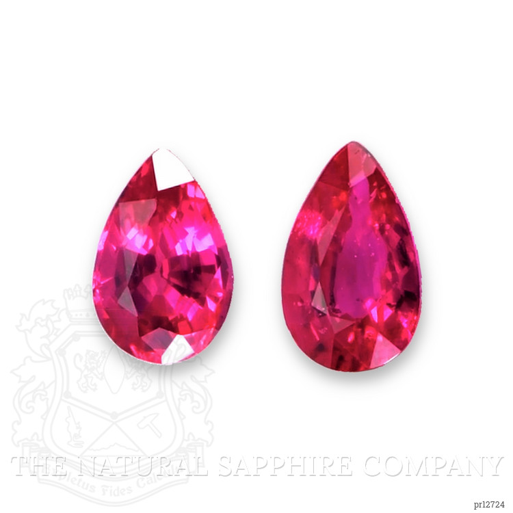 0.58 Ct.Tw. Ruby Pair from Mozambique
