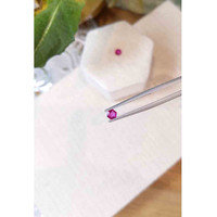 0.51&nbsp;Ct.Tw.Total Carat Weight Reddish Pink Sapphire Pair from Mozambique Life Style