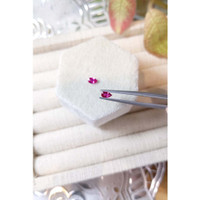 0.45&nbsp;Ct.Tw.Total Carat Weight Ruby Pair from Mozambique Life Style