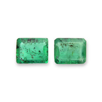 0.73&nbsp;Ct.Tw.Total Carat Weight Emerald Pair from Colombia Video