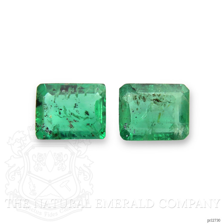 0.73 Ct.Tw. Emerald Pair from Colombia