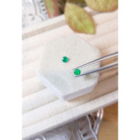 0.45&nbsp;Ct.Tw.Total Carat Weight Emerald Pair from Colombia Life Style