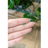 0.26 Ct.Tw.Total Carat Weight Emerald Pair from Zambia Life Style