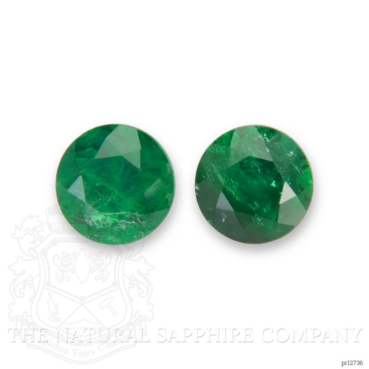 0.45 Ct.Tw. Emerald Pair from Colombia