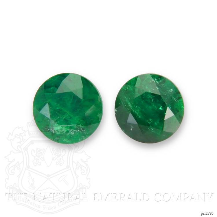 0.45 Ct.Tw. Emerald Pair from Colombia