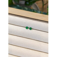 0.45 Ct.Tw.Total Carat Weight Emerald Pair from Colombia Life Style