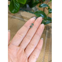 1.10&nbsp;Ct.Tw.Total Carat Weight Green Sapphire Pair from Madagascar Life Style