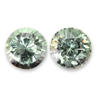 0.90&nbsp;Ct.Tw.Total Carat Weight Yellowish Green Sapphire Pair from Madagascar Video