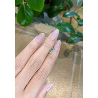 0.90 Ct.Tw.Total Carat Weight Yellowish Green Sapphire Pair from Madagascar Life Style