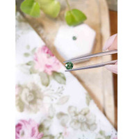 0.97 Ct.Tw.Total Carat Weight Yellowish Green Sapphire Pair from Madagascar Life Style