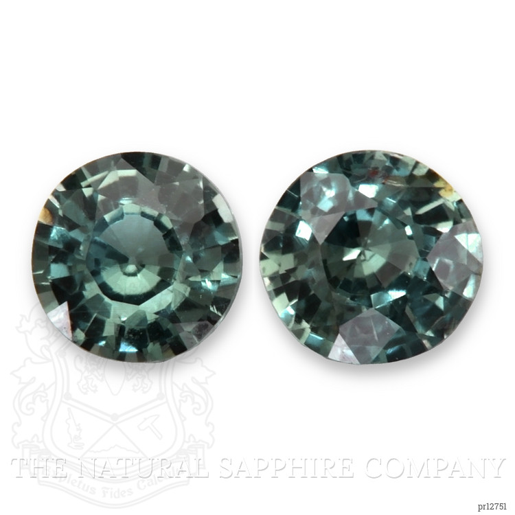 1.13 Ct.Tw. Bluish Green Sapphire Pair from Madagascar