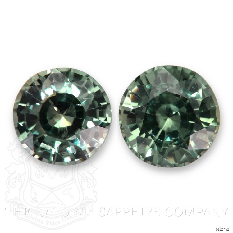 1.21 Ct.Tw. Bluish Green Sapphire Pair from Madagascar