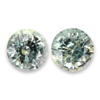 1.01&nbsp;Ct.Tw.Total Carat Weight Bluish Green Sapphire Pair from Madagascar Video