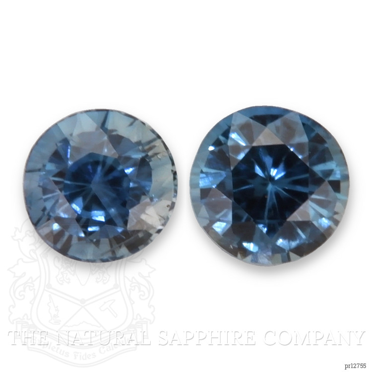 0.84 Ct.Tw. Blue Sapphire Pair from Madagascar