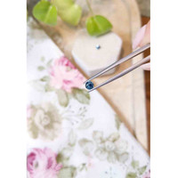 0.84 Ct.Tw.Total Carat Weight Blue Sapphire Pair from Madagascar Life Style