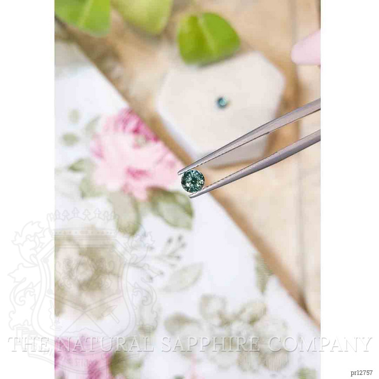 0.83 Ct.Tw. Greenish Blue Sapphire Pair from Madagascar