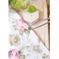 1.23 Ct.Tw.Total Carat Weight Green Sapphire Pair from Madagascar Life Style