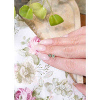 1.18 Ct.Tw.Total Carat Weight Green Sapphire Pair from Madagascar Life Style