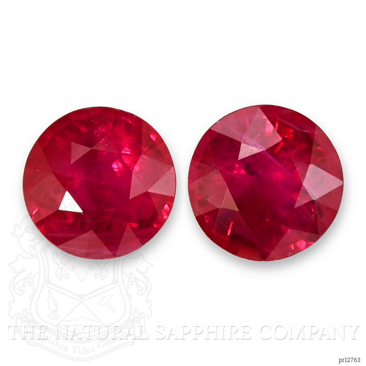 3.16 Ct.Tw. Ruby Pair from Burma (Myanmar)