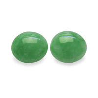 10.80 Ct.Tw. Oval Jade Pair