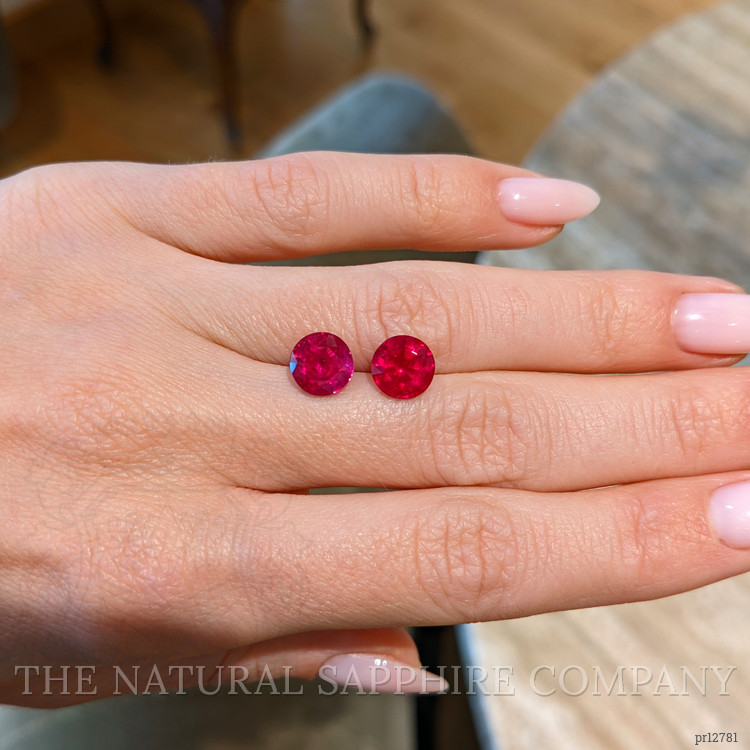 5.28 Ct.Tw. Ruby Pair from Burma (Myanmar)