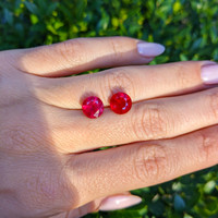 5.28&nbsp;Ct.Tw.Total Carat Weight Ruby Pair from Burma (Myanmar) Life Style