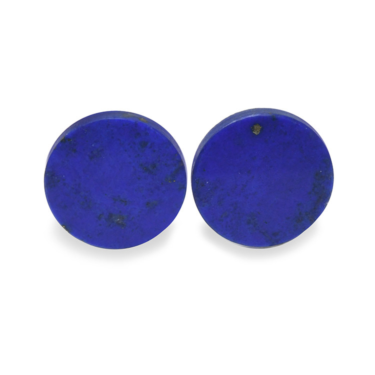 6.06 Ct.Tw. Cabochon Lapis Pair from Afghanistan