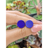 6.06 Ct.Tw.Total Carat Weight Cabochon Lapis Pair from Afghanistan Life Style