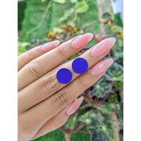 6.06 Ct.Tw.Total Carat Weight Cabochon Lapis Pair from Afghanistan Life Style