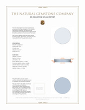 7.01 Ct.Tw.Total Carat Weight Cabochon Lapis Pair from Afghanistan 3 D Scan Report