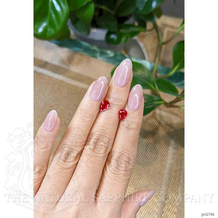 2.10 Ct.Tw. Ruby Pair from Mozambique