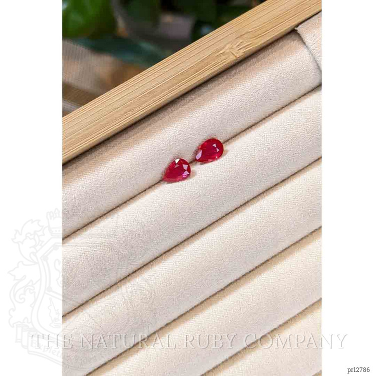 2.10 Ct.Tw. Ruby Pair from Mozambique