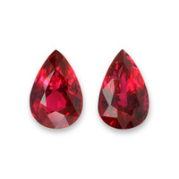 2.64 Ct.Tw.Total Carat Weight Ruby Pair from Mozambique Video