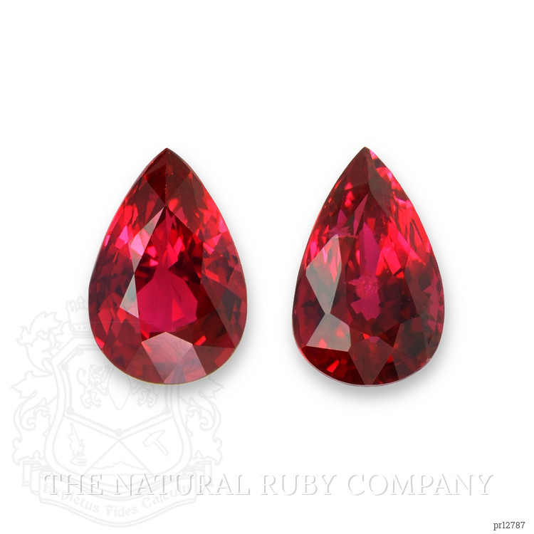 2.64 Ct.Tw. Ruby Pair from Mozambique