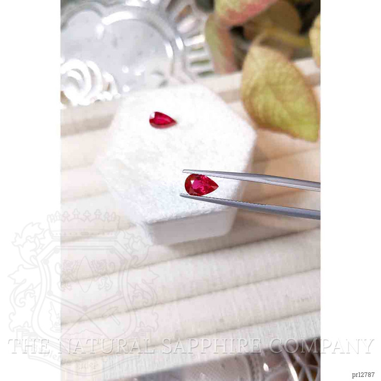 2.64 Ct.Tw. Ruby Pair from Mozambique