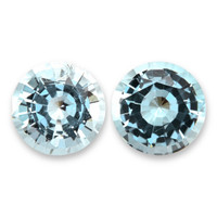 2.17 Ct.Tw.Total Carat Weight Aquamarine Pair from Brazil Video