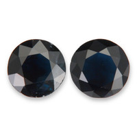 2.10&nbsp;Ct.Tw.Total Carat Weight Blue Sapphire Pair from Ceylon (Sri Lanka) Video