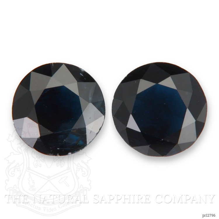 2.10 Ct.Tw. Blue Sapphire Pair from Ceylon (Sri Lanka)