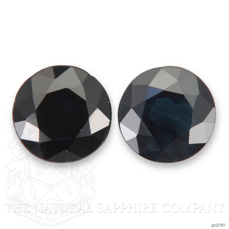 2.35 Ct.Tw. Blue Sapphire Pair from Ceylon (Sri Lanka)